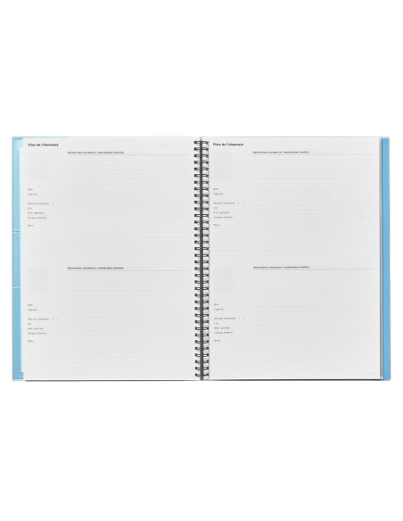 Bloc triplex additio plan curso evaluacion continua plansemanal tutorias mas 6 fundas ransparentes 22,5x31cm catalan