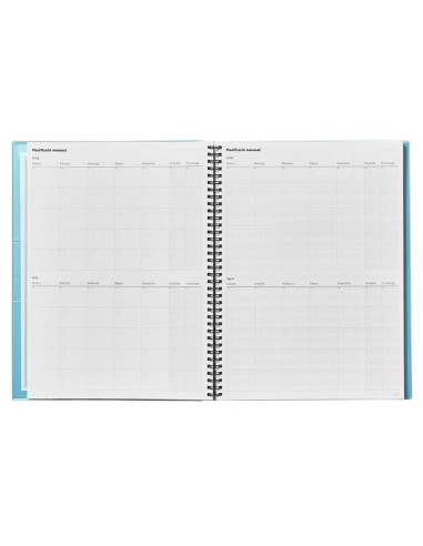 Bloc triplex additio plan curso evaluacion continua plansemanal tutorias mas 6 fundas ransparentes 22,5x31cm catalan