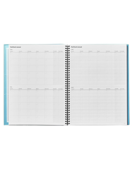 Bloc triplex additio plan curso evaluacion continua plansemanal tutorias mas 6 fundas ransparentes 22,5x31cm catalan