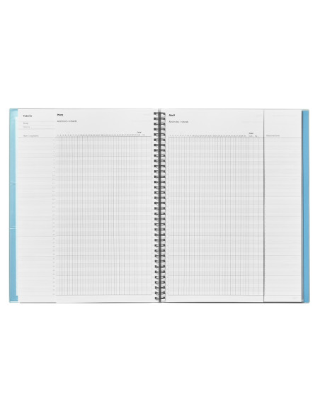 Bloc triplex additio plan curso evaluacion continua plansemanal tutorias mas 6 fundas ransparentes 22,5x31cm catalan