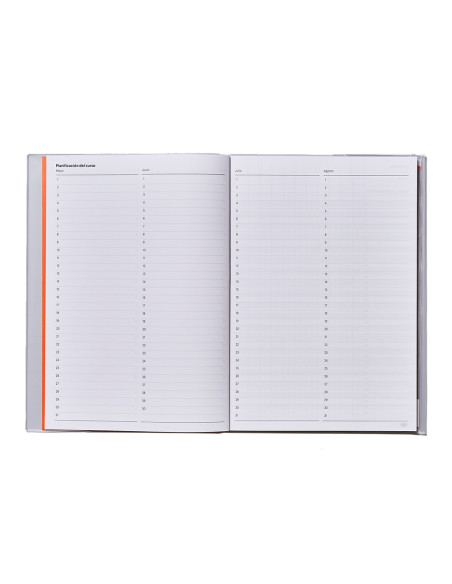 Cuaderno de notas additio horario planificacion mensual plan de curso