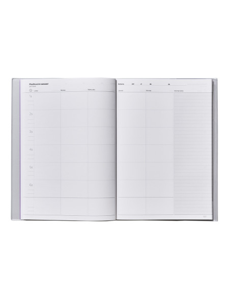 Cuaderno de programacion additio a4 plan mensual y programacion semanal del curso sin fechas