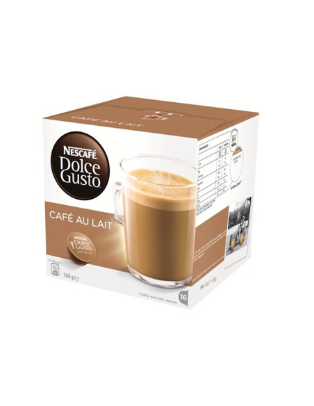 Cafe dolce gusto cafe con leche monodosis caja de 16 unidades