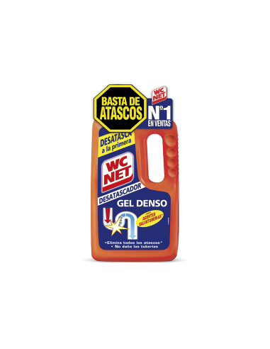 Desatascador de tuberias gel wc net energy botella de 1 litro