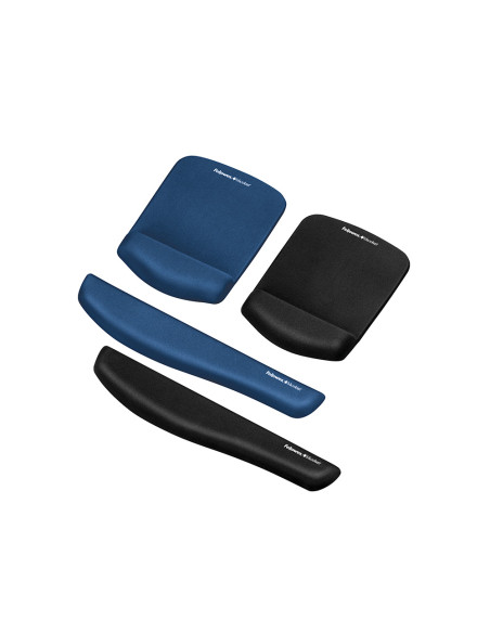 Reposamuñecas fellowes para teclado plush touch foam negro