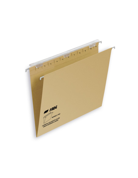 Carpeta colgante fade tiki folio visor superior 290 mm efecto lupa kraft eco 230 g/m lomo v