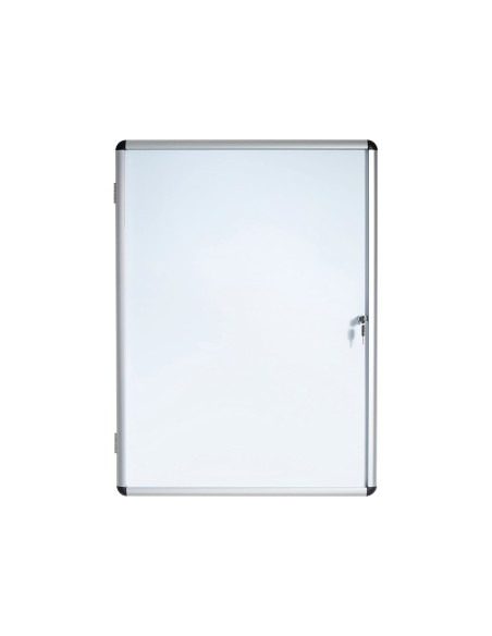 Vitrina de anuncios bi-office fondo magnetico extraplana de interior 720x674 mm