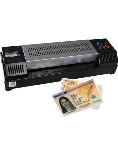 Bolsa de plastificar q-connect 90 x 60 mm 200 mc carnet de nif caja de 100 unidades