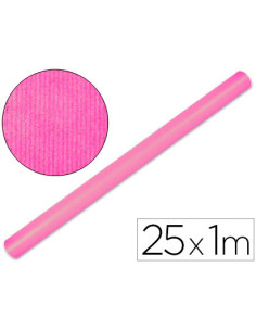 Papel kraft liderpapel rosa rollo 25x1 mt