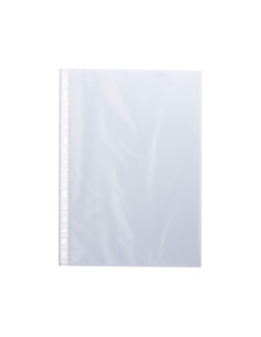 Funda multitaladro q-connect din a4 80 mc cristal caja de 100 unidades 2