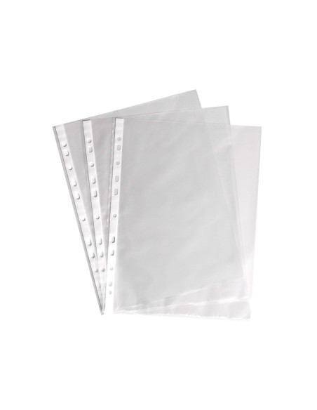 Funda multitaladro saro folio 90 mc pvc cristal caja de 100 unidades