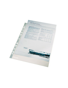 Funda multitaladro esselte folio polipropileno 120 mc cristal caja de 100 unidades 2