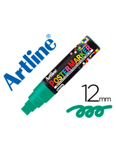 Rotulador artline poster marker epp-12 punta redonda 12 mm color verde