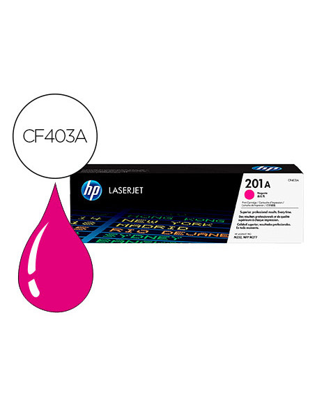 Toner hp color laserjet pro mfp m277 / m274 / m252 magenta 1500 paginas