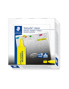 Rotulador staedtler textsurfer classic 364 fluorescente amarillo 2