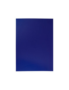Goma eva ondulada liderpapel 50x70cm 2,2mm de espesor azul oscuro 2