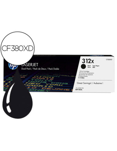 Toner hp 312x laserjet pro 400 mfp m476 negro 4.400 pag