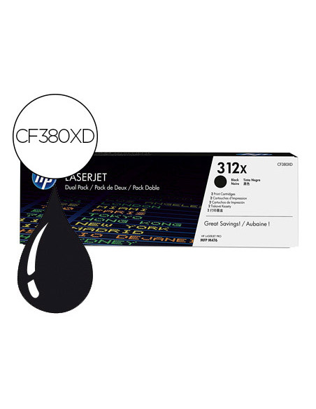 Toner hp 312x laserjet pro 400 mfp m476 negro 4.400 pag