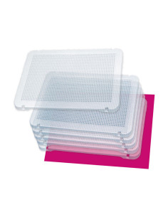 Juego miniland placa para pinchos transparente 31x21 cm set de 6 unidades 2