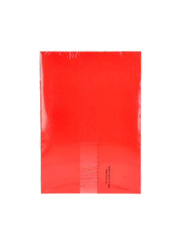 Papel color q-connect din a4 80gr rojo intenso paquete de 500 hojas