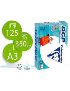 Papel fotocopiadora clairefontaine din a3 350 gr paquete de 125 hojas