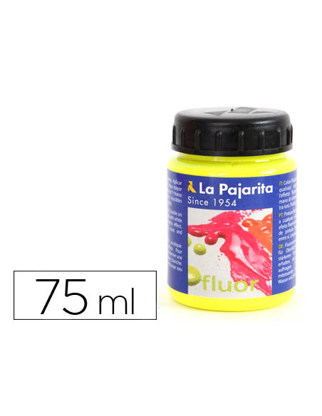Pintura acrilica la pajarita f-01 amarillo canario 75ml