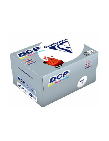 Papel fotocopiadora clairefontaine din a4 250 gramos paquete de 125 hojas
