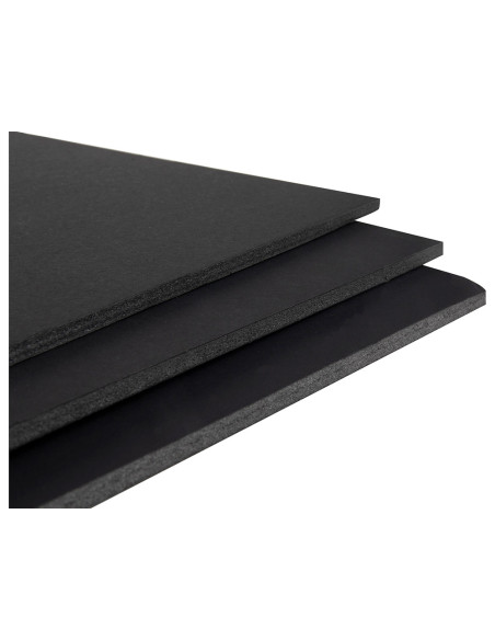 Carton pluma liderpapel negro doble cara 50x70 cm espesor 5 mm