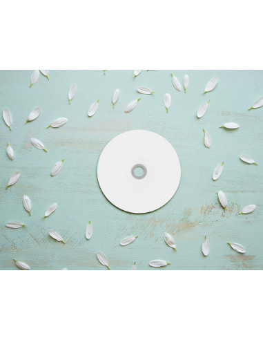 Cd-r q-connect con superficie 100% imprimible para inkjet capacidad 700mb duracion 80minvelocidad 52x bote de 50 unid