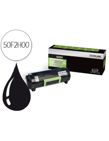 Toner lexmark ms310d/410d ms310dn/410dn/510dn/610dn ms610de ss610dte negro retornable 5000 pag alta