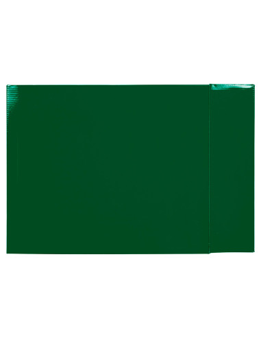 Caja archivador liderpapel de palanca carton din a4 documenta lomo 75mm color verde