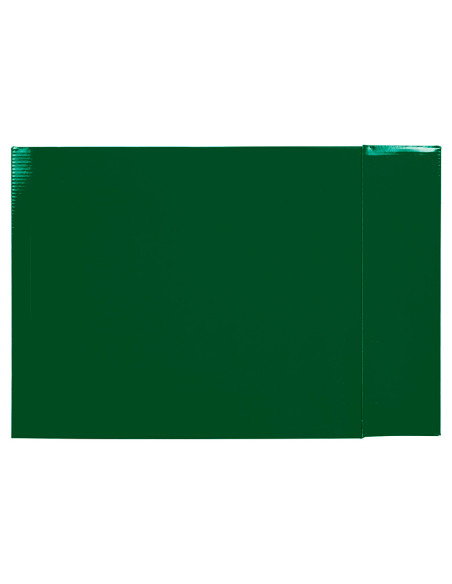 Caja archivador liderpapel de palanca carton din a4 documenta lomo 75mm color verde