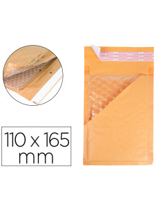 Sobre burbujas crema q-connect a/000 110 x 165 mm caja de 100