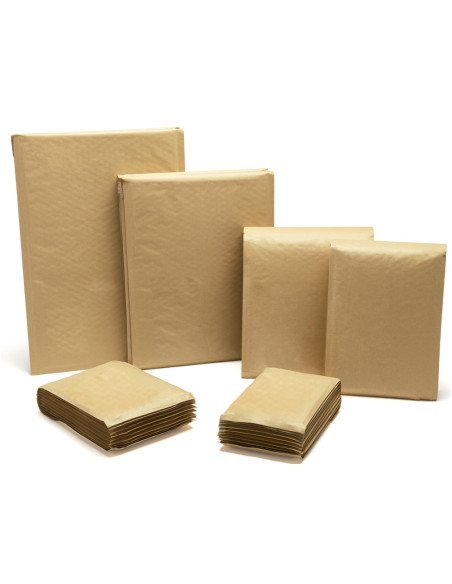 Sobre burbujas crema q-connect c/0 150 x 210 mm caja de 100