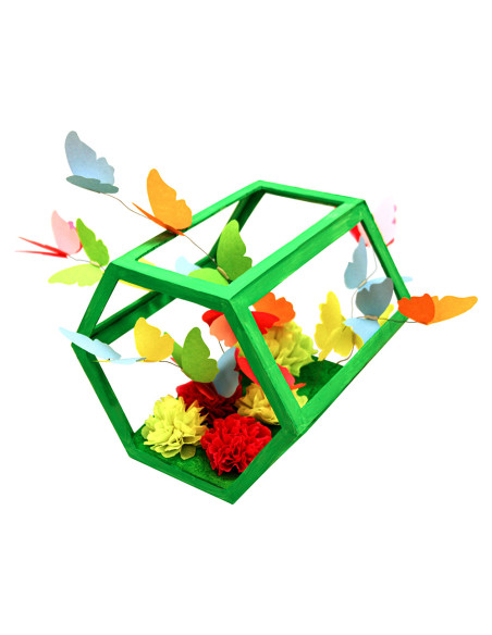 Papel seda liderpapel verde oscuro 52x76cm 18 gr/m2 paquete de 25 hojas