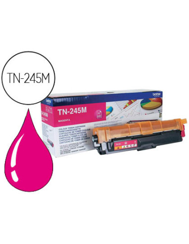 Toner brother tn-245m 2200 pag hl3140cw/3150cdw/3170cdw dcp9020cdw/mfc9140cdn /9330cdw/9340cdw magenta