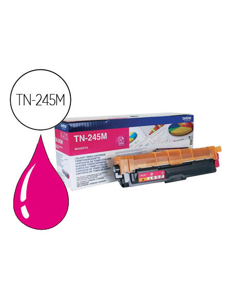 Toner brother tn-245m 2200 pag hl3140cw/3150cdw/3170cdw dcp9020cdw/mfc9140cdn /9330cdw/9340cdw magenta