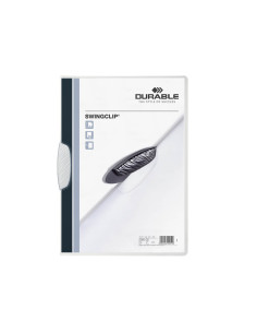 Carpeta swingclip dossier pinza lateral y giratoria blanco din a4 capacidad 30 hojas 2