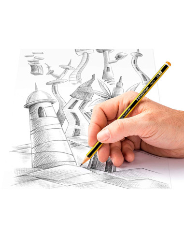 Lapices de grafito staedtler noris n.0 2b unidad