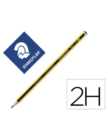 Lapices de grafito staedtler noris n.4 2h unidad