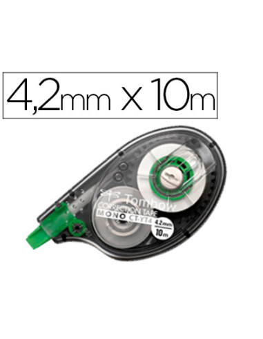Corrector tombow mono ct-yt4 cinta 4,2 mm x 10 mt