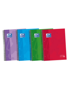 Bloc espiral oxford tapa extradura optik paper microperdin a4 120 h 50% hojas gratis cuadros 5 mm con 3 separadores 2