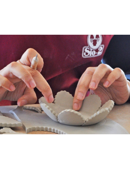 Arcilla argila sio-2 color blanco paquete de 1,5 kg