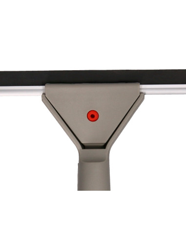 Limpiaventanas q-connect industrial mango de acero y hoja limpiadora de plastico de 40 cm de ancho