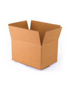 Caja para embalar q-connect americana con fondo automaticocarton canal simple 3 mm colorcolor kraft 500x400x300 mm 2