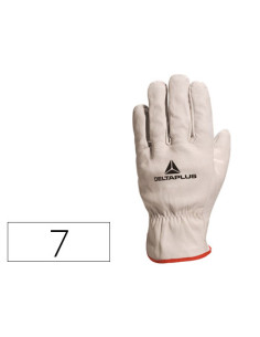 Guantes deltaplus piel vacuno especial para todo tipo de trabajos el mas vendido del mercado talla 7