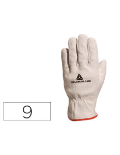Guantes deltaplus piel vacuno especial para todo tipo de trabajos el mas vendido del mercado talle 9