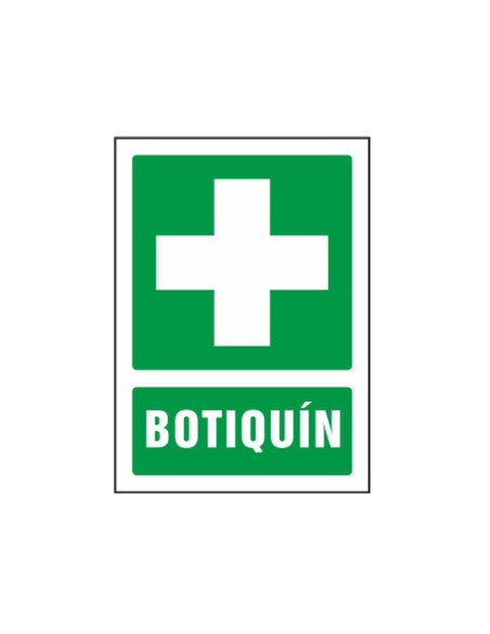 Pictograma syssa señal de botiquin en pvc 210x297 mm