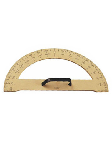 Semicirculo para encerado faibo de plastico imitacion madera 34 cm