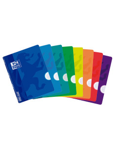 Libreta escolar oxford openflex tapa flexible optik paper 48 hojas din a4 cuadro 5 mm colores surtidos 2